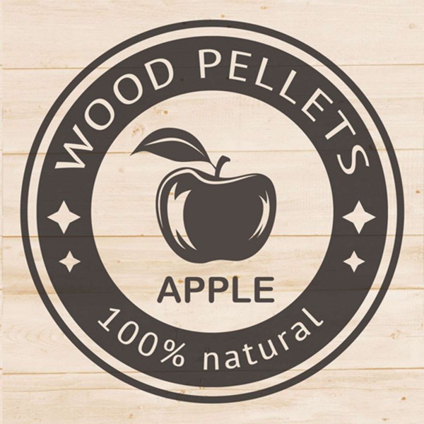 Apple Wood Pellets 1 litre Tube
